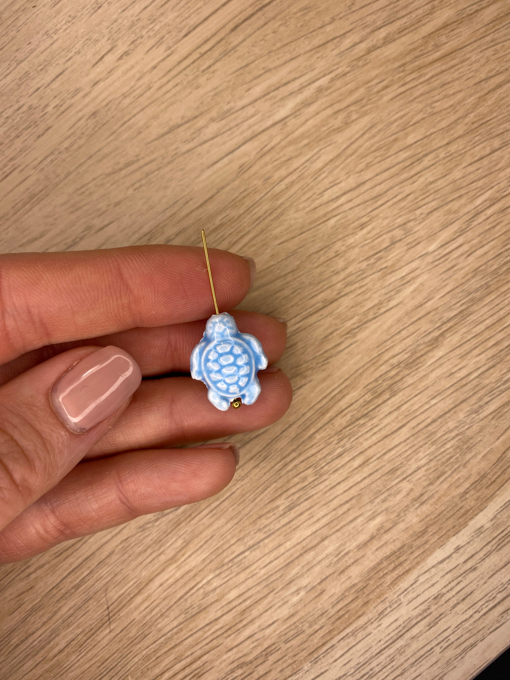 Perle céramique tortue