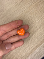 Perle céramique coeur