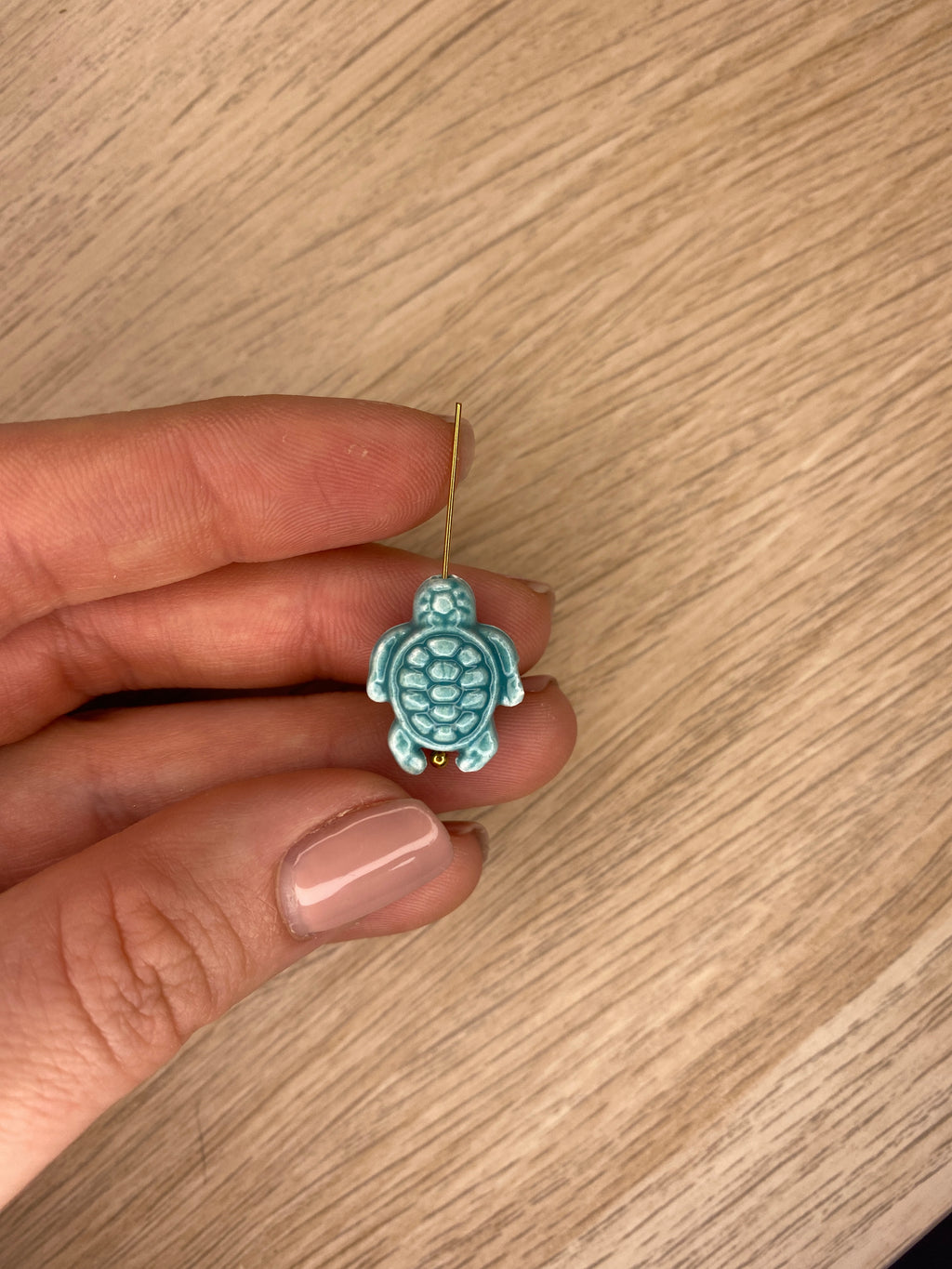 Perle céramique tortue