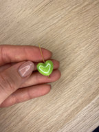 Perle céramique coeur