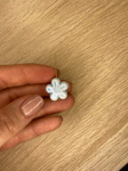 Perle céramique fleur