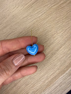 Perle céramique coeur