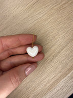 Perle céramique coeur