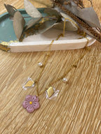 Collier à breloques Hellébore