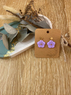 Boucles d'oreilles Hellébore