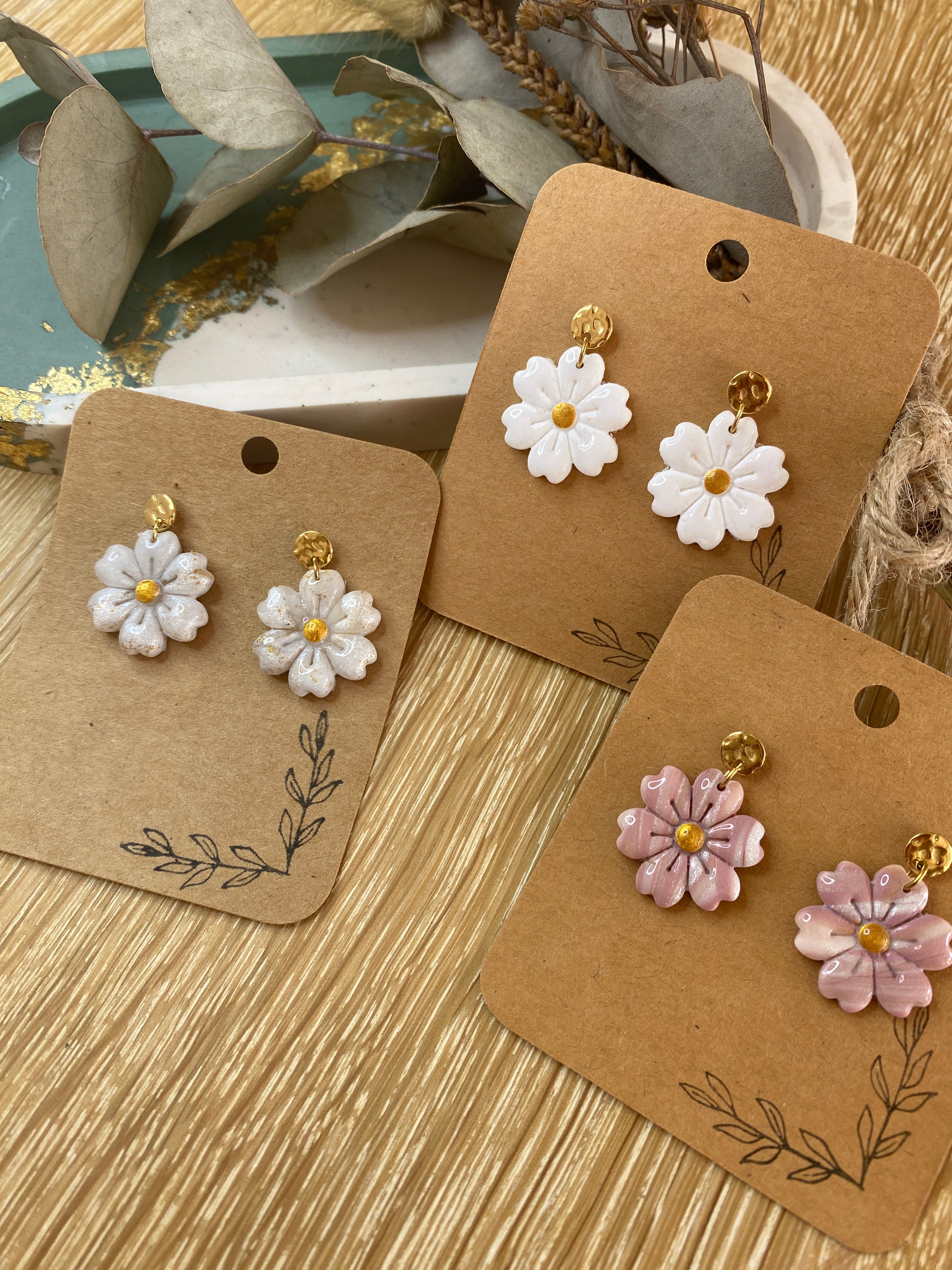 Boucles d'oreilles Tormentille
