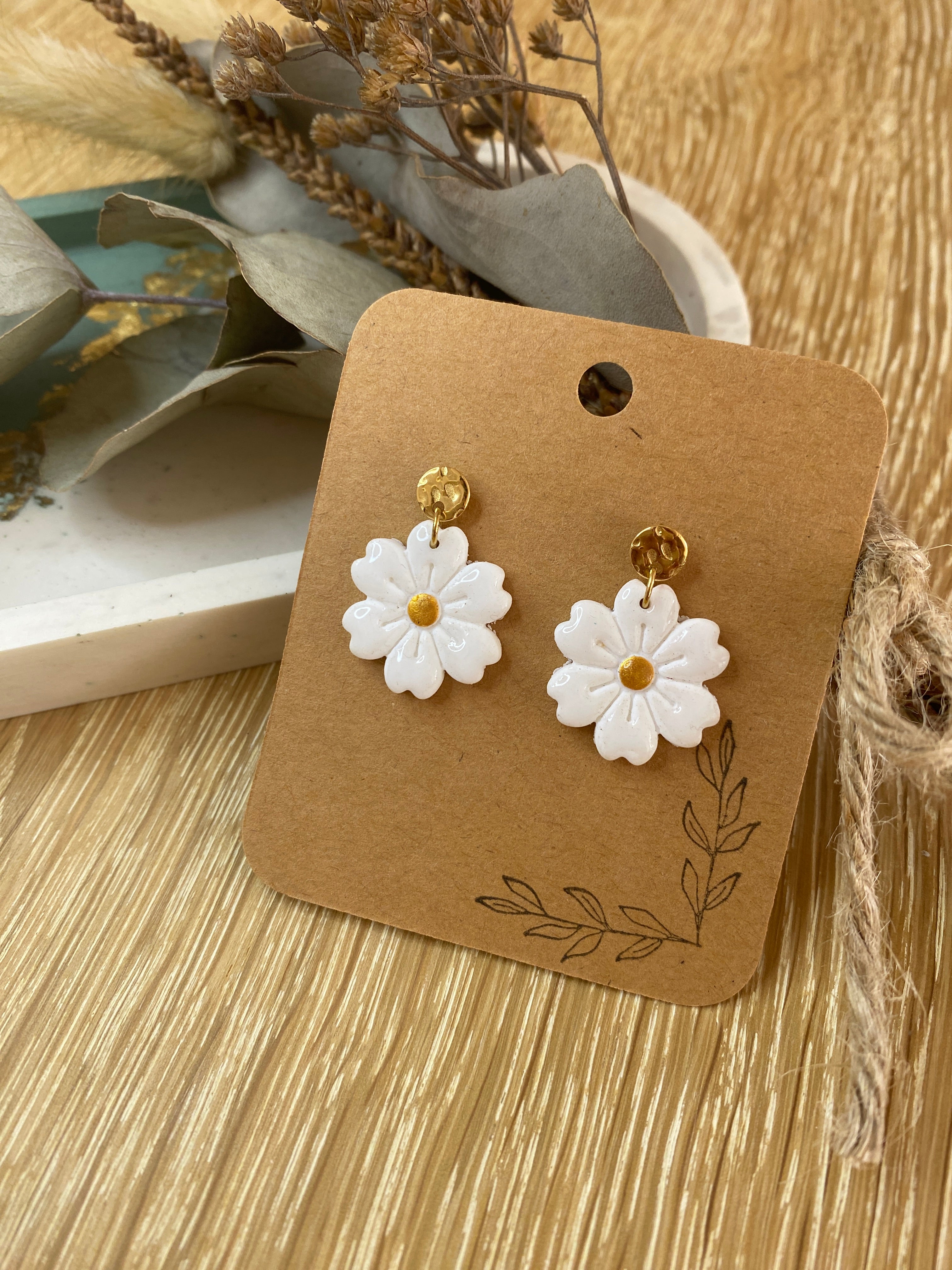Boucles d'oreilles Tormentille