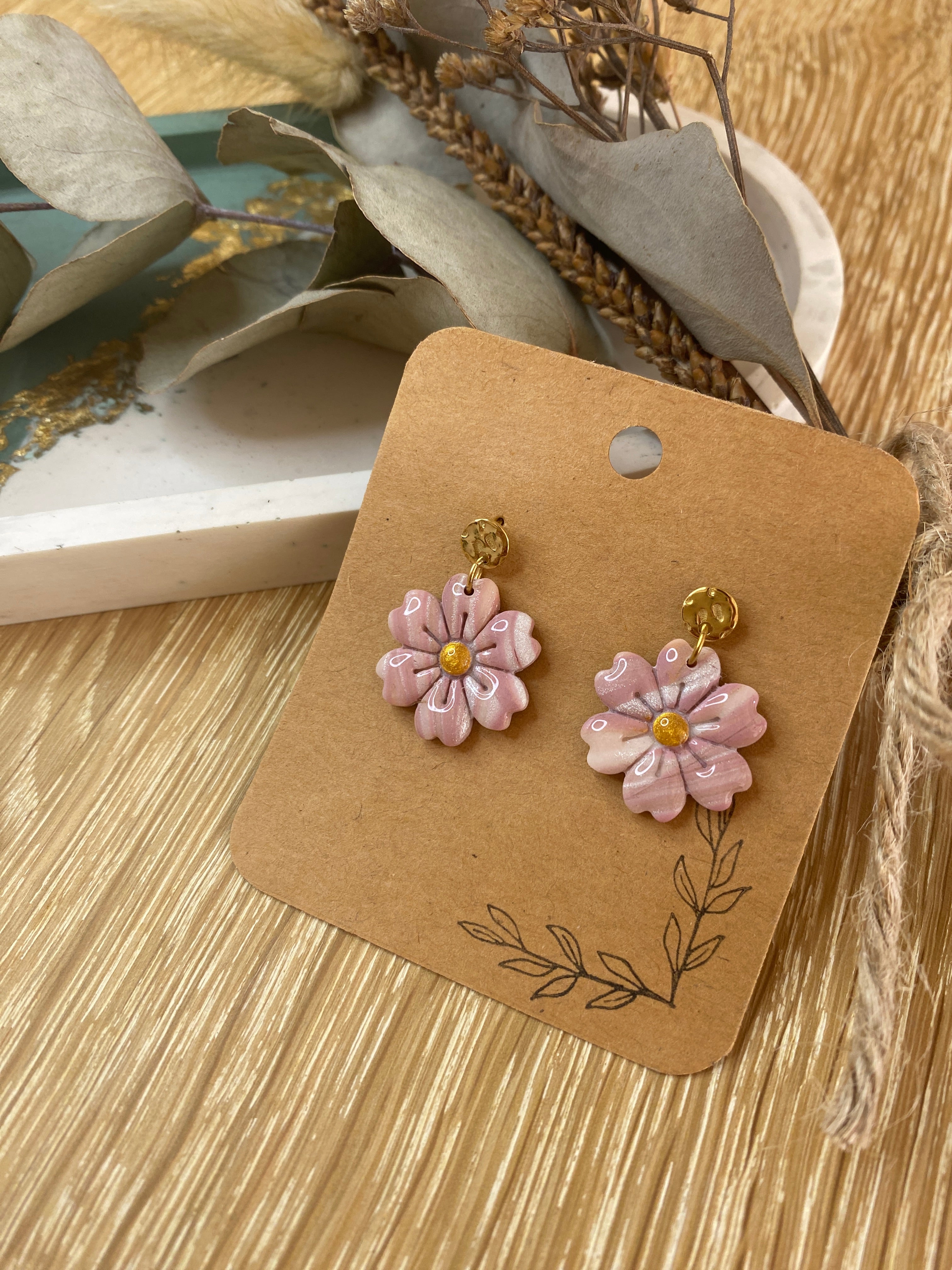 Boucles d'oreilles Tormentille