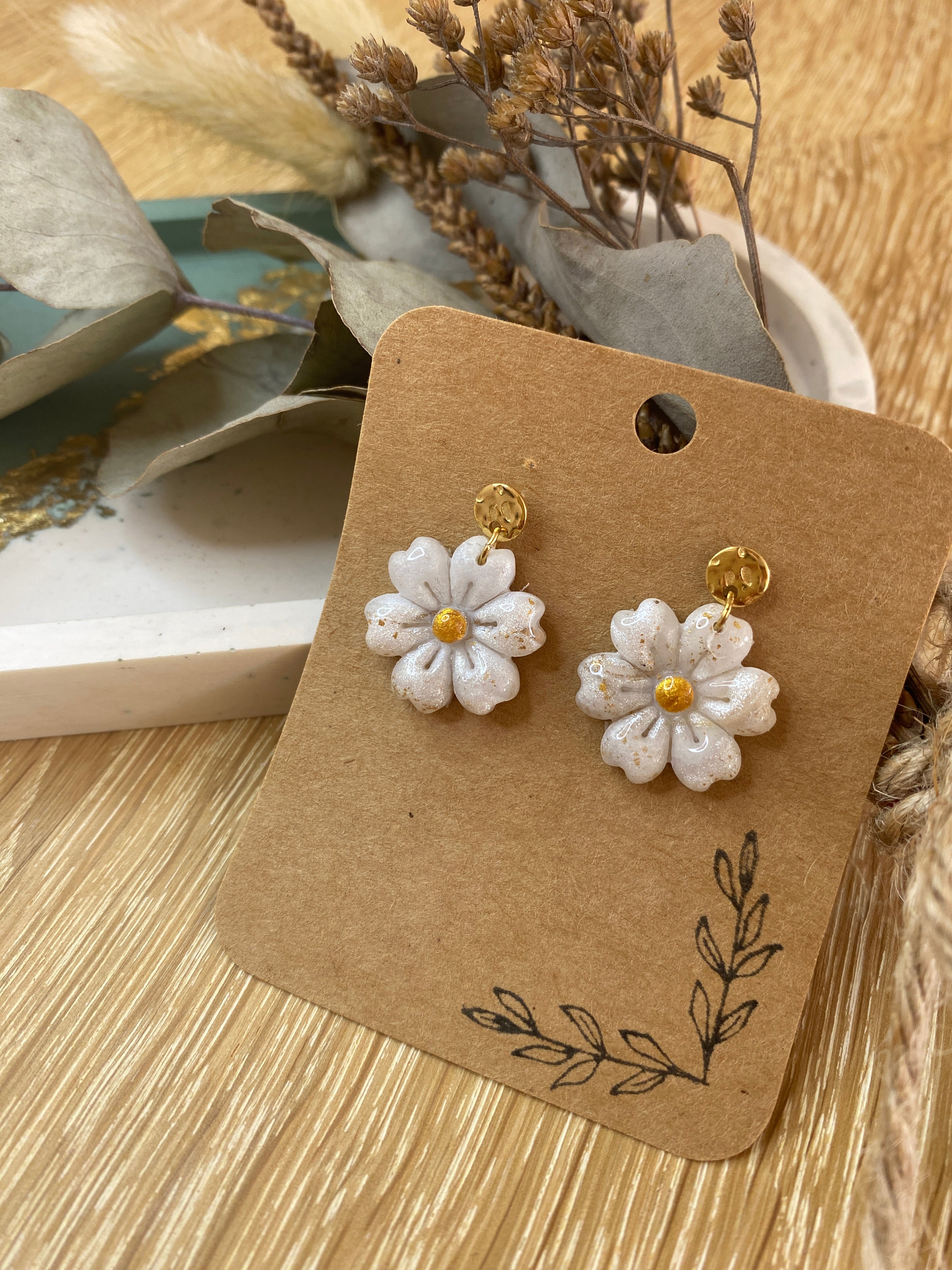 Boucles d'oreilles Tormentille