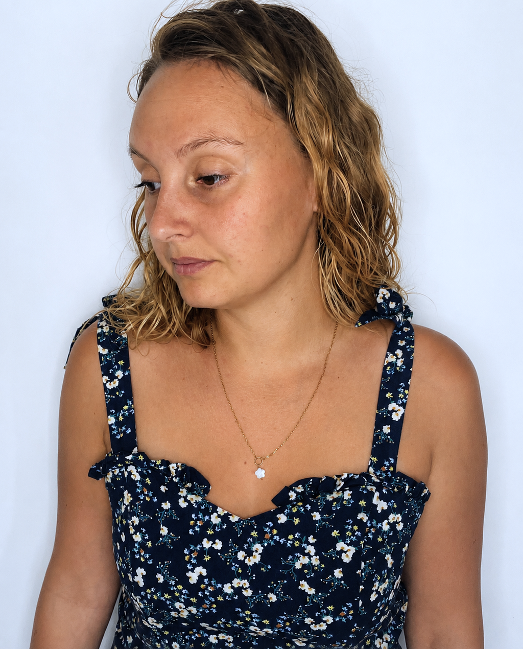 Maïa - Collier fleur de nacre