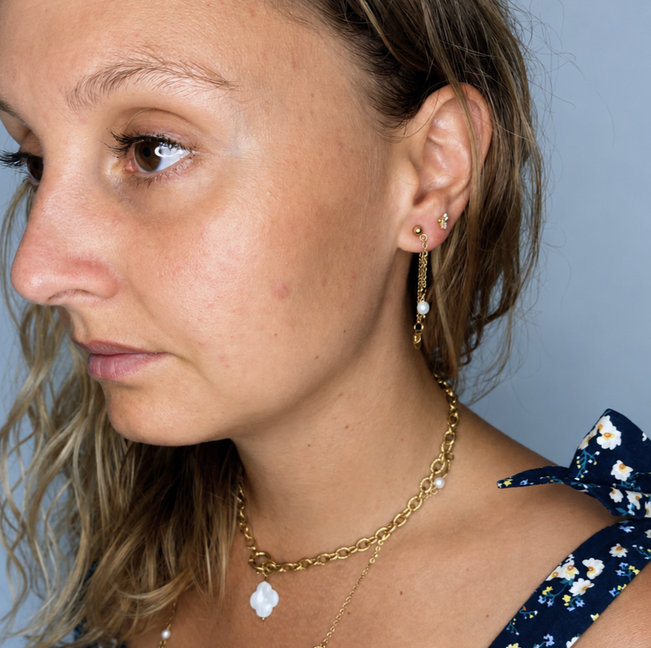 Mérope - Boucles d'oreille fines modulables
