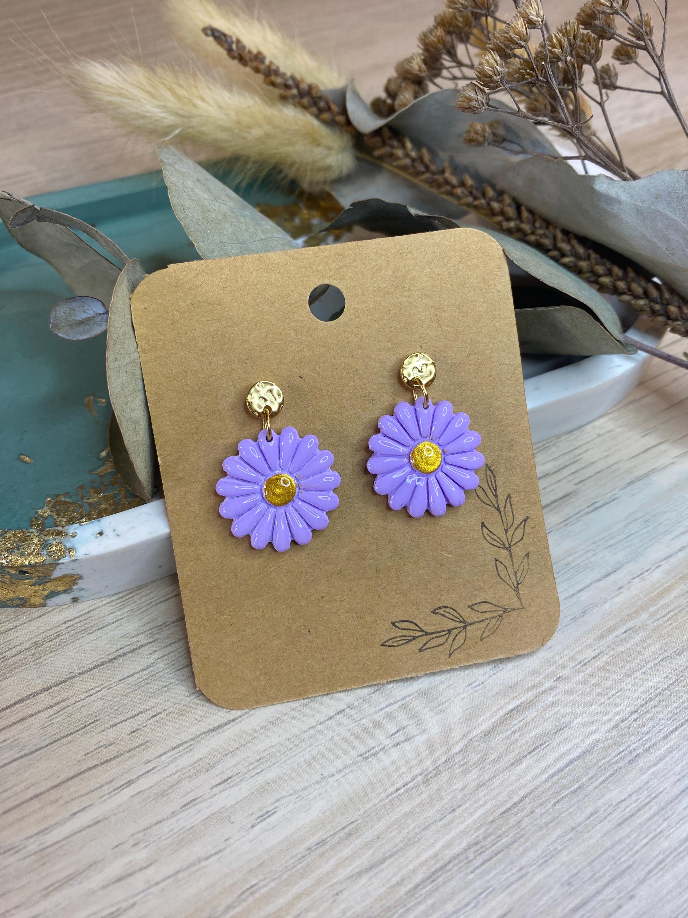 Boucles d'oreilles Marguerite