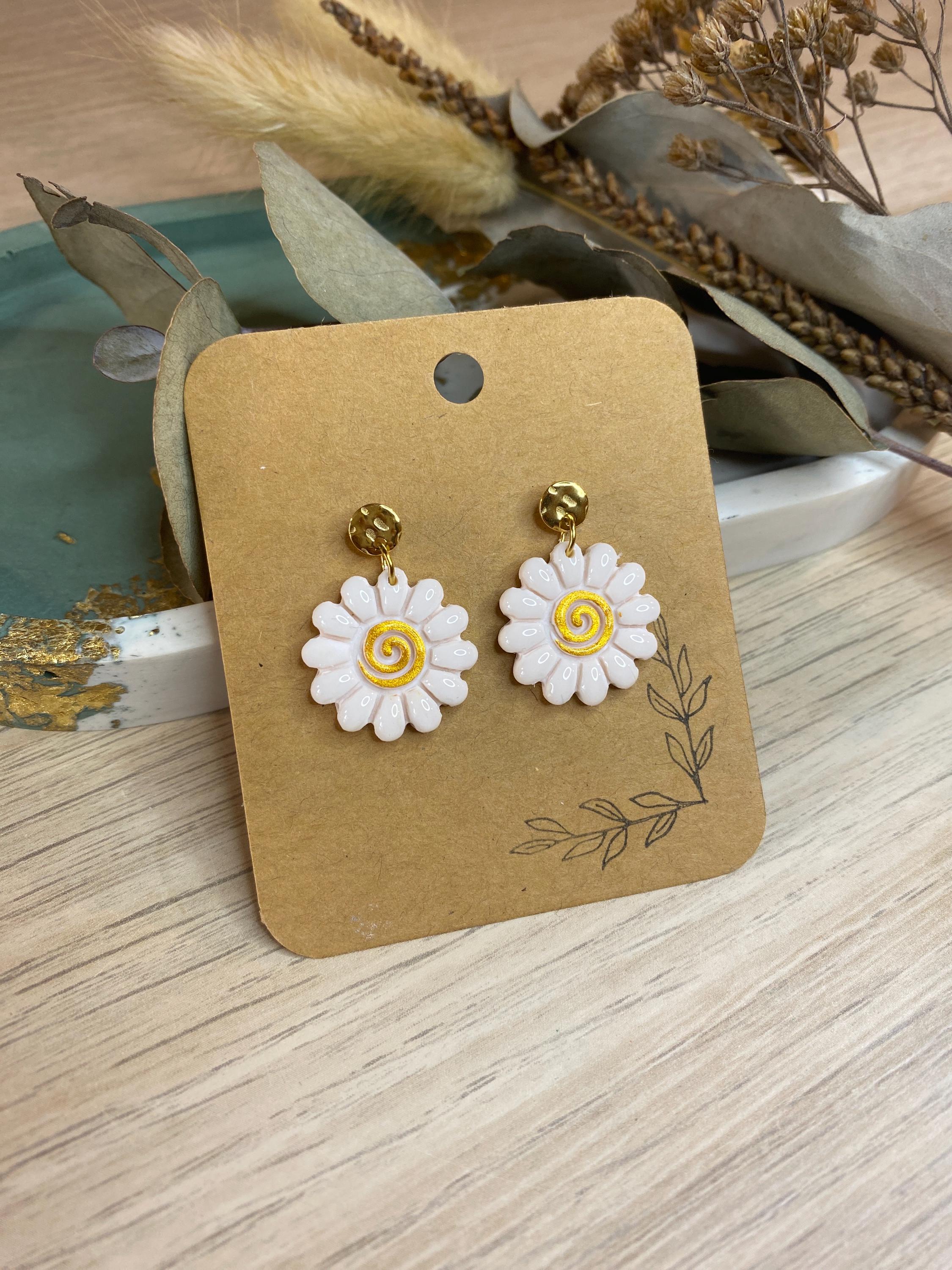 Boucles d'oreilles Marguerite